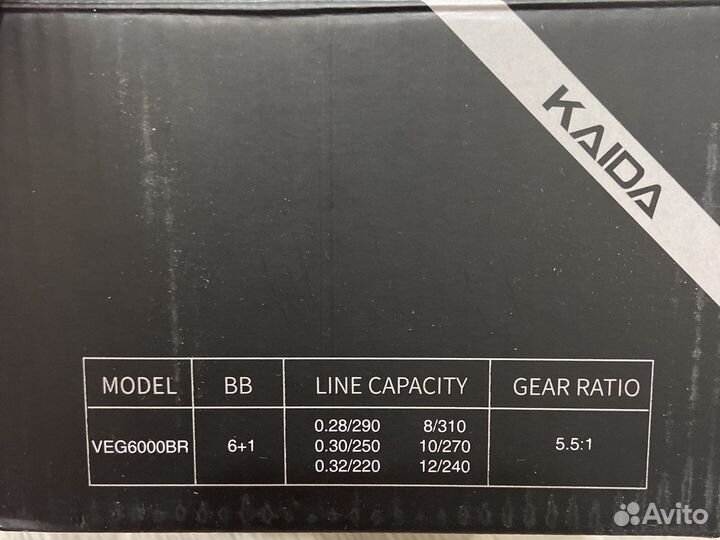 Катушка kaida vega6000BR