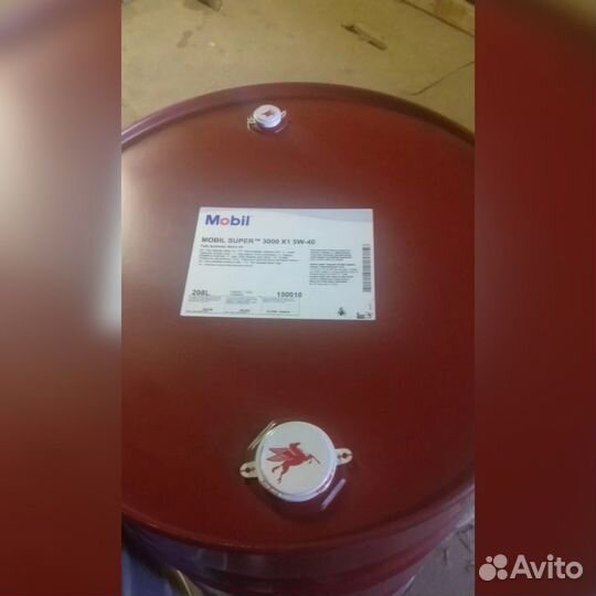 Моторное масло mobil super х1 3000 5w40 208л