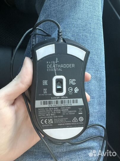 Мышь игровая проводная Razer DeathAdder