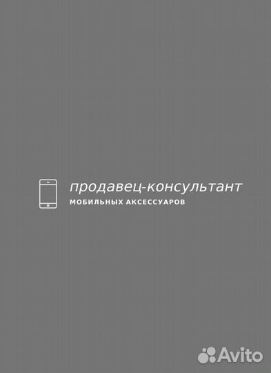 Продавец-консультант (аксессуары Apple, Android)