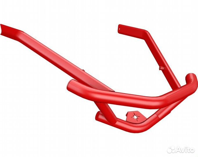 2880381-293 Бампер Передний Extreme Красный Для Po