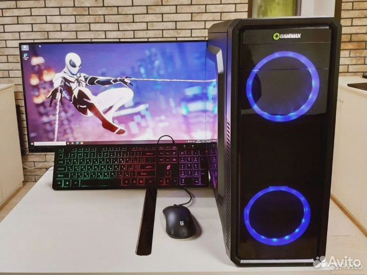 Огонь Игровой Пк IntelCore i7 / Полный комплект