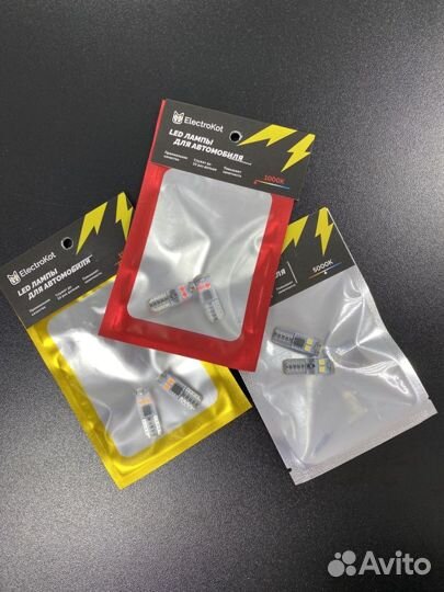 Габаритные лампочки ElectroKot безцокольные T10