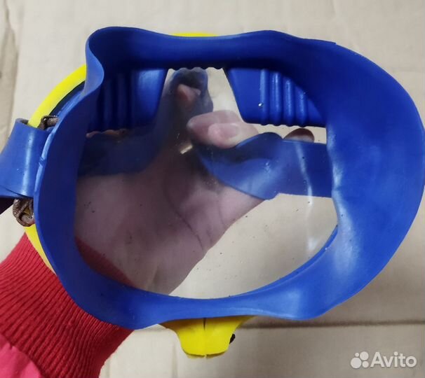 Маска резиновая для подводного плавания