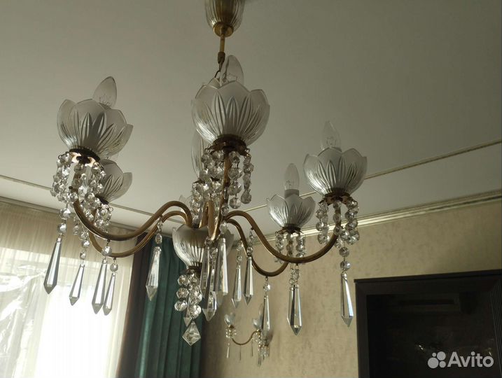 Хрустальная люстра СССР