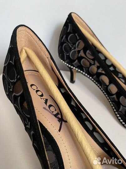 Классические лодочки Coach новые, оригинал