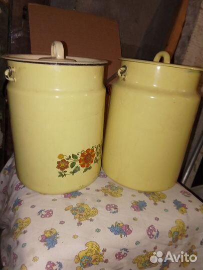 Бидон эмалированный СССР
