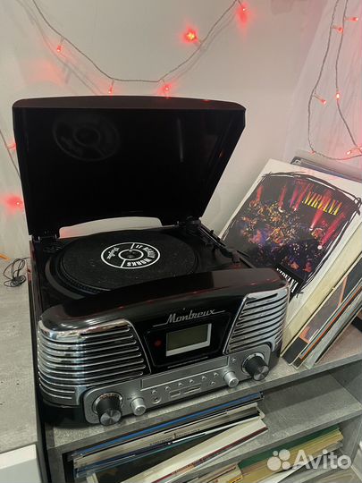 Ретро-проигрыватель playbox Montreux PB-106D-BK