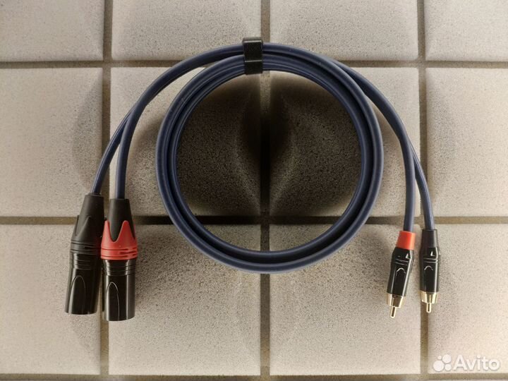 2 Xlr штекер - 2 Rca Tasker c803