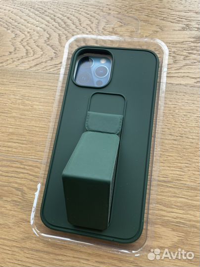 Чехол на iPhone 12 pro max прочный с подставкой