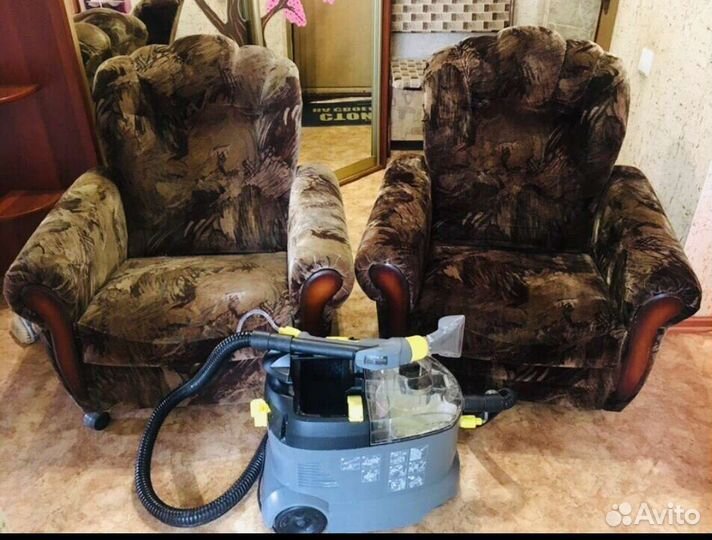 Прокат моющего профессионального пылесоса Керхер