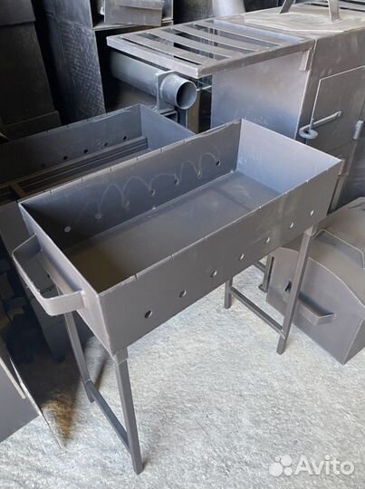 Мангал с ножками 3мм