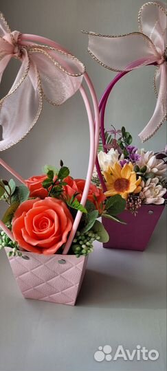 Букет из мыла ручной работы