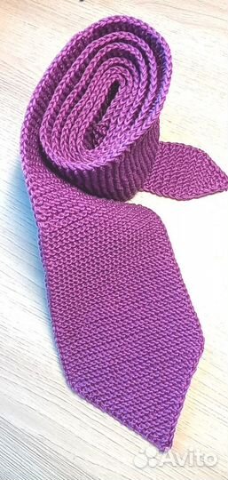 Галстук вязаный