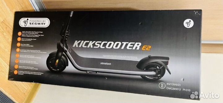 Электросамокат ninebot kickscooter e2