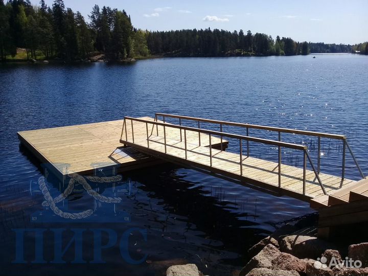 Модули поплавки для понтона с производства