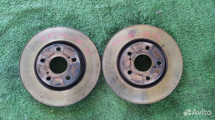 Диск тормозной пара передний Toyota Avensis 272