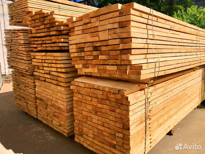 Доска сосна 50х150мм, натуральная, гост