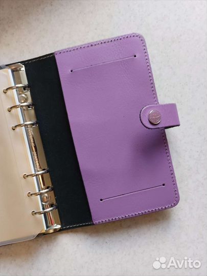 Кожаный ежедневник на кольцах Filofax