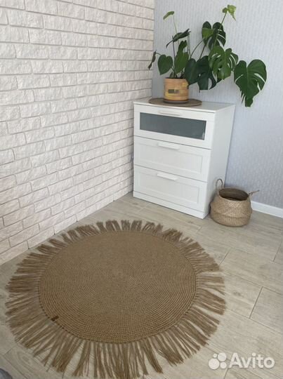 Джутовый коврик 140 см
