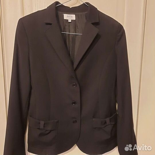 Черный школьный пиджак Aletta для девочки 146-152