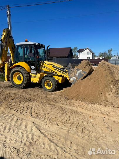 Аренда экскаватора погрузчика услуги трактора jcb