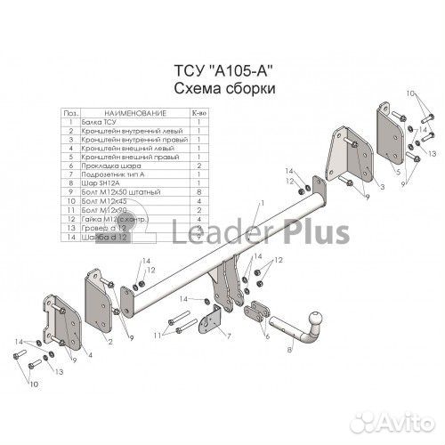 Тсу для audi Q7 (4MB) (внедорожник) 2015