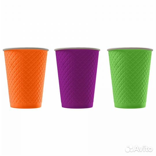 Стакан бумажный для горячих напитков двухслойный