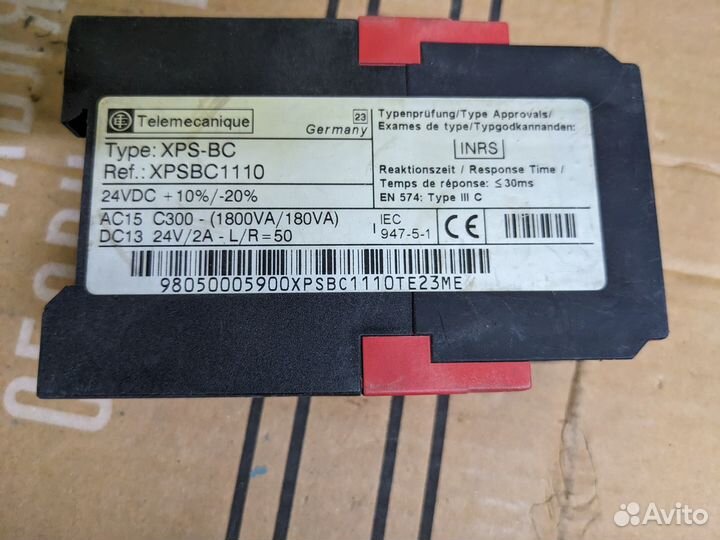 Защитное реле Schneider Telemecanique xps-bc