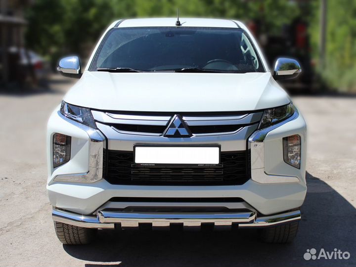 Защита переднего бампера d76 Mitsubishi L200 2019+