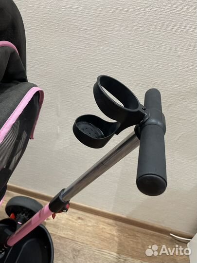 Трехколесный велосипед Kreiss с ручкой и тентом