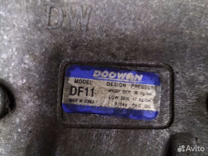 Компрессор кондиционера Kia rio 3 Solaris