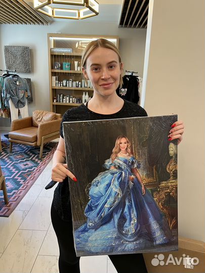 Портрет по фото на заказ. Портрет на холсте