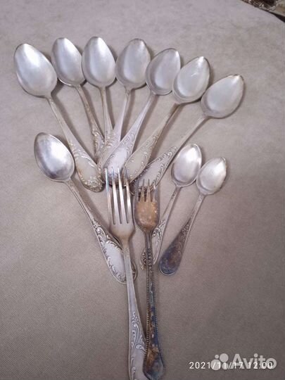 Мельхиоровые ложки СССР