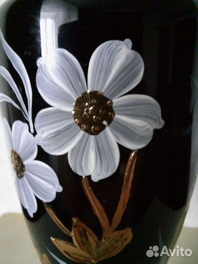 Ваза для цветов Чехия Богемия