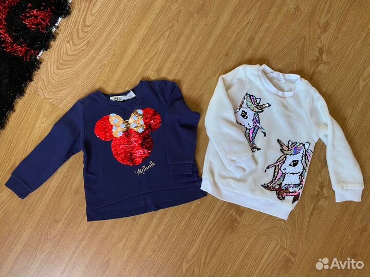 Толстовки H&m для девочки