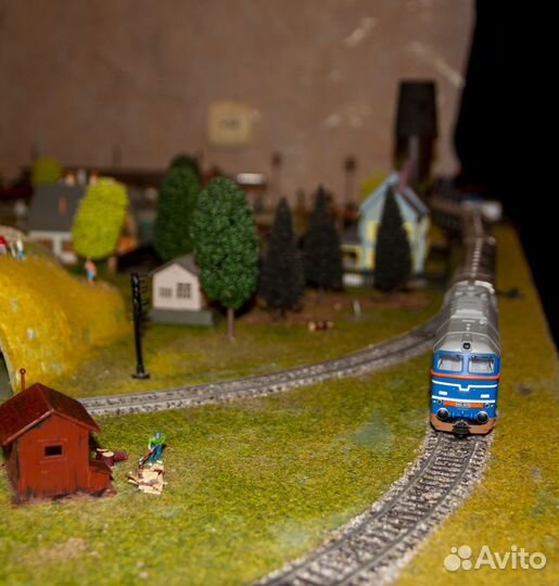 Железная дорога в миниатюре. Диорама