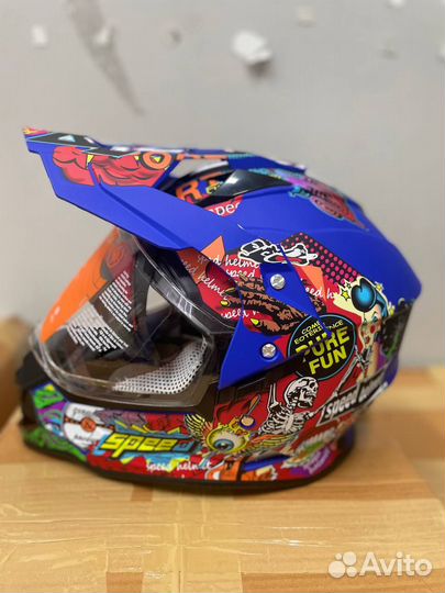 Мотошлем кроссовый