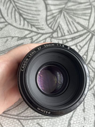 Объектив canon 50mm 1 8