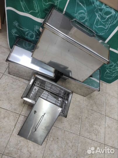 Коптильня горячего копчения толстостенная