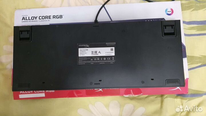 Игровая клавиатура hyperx alloy core rgb