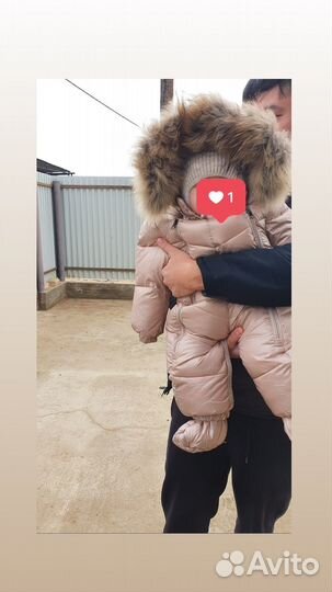 Зимний комбинезон для девочки