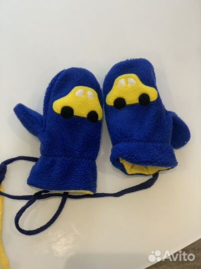 Шапка снуд и варежки