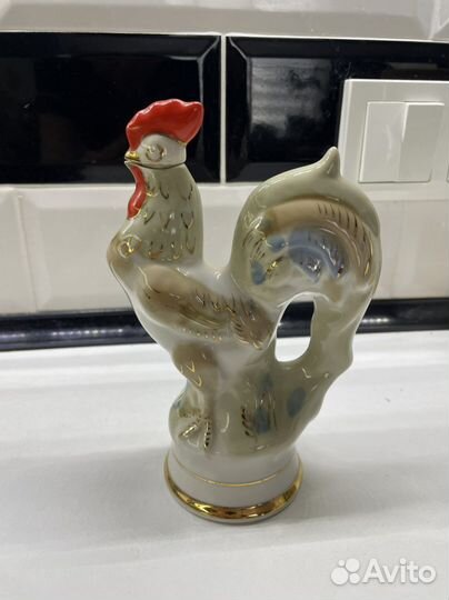 Штоф графин Петух статуэтка фарфор