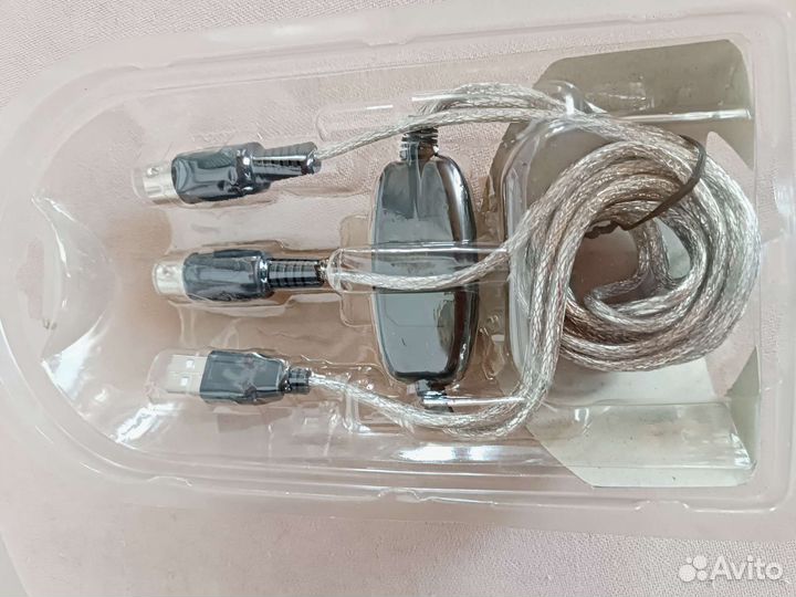 Миди-кабель USB midi cable для midi устройств