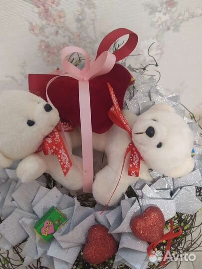 Мишка Тедди букет