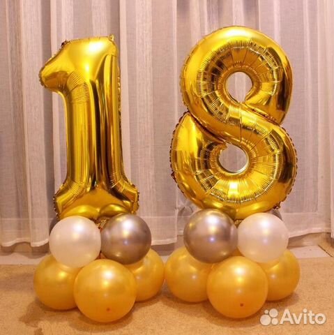 Воздушные шары цифры