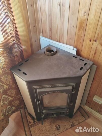 Печь-камин дровяная