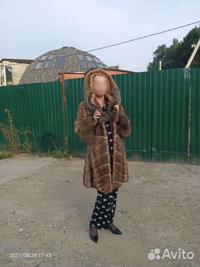 Шуба новая, норковая 44-46
