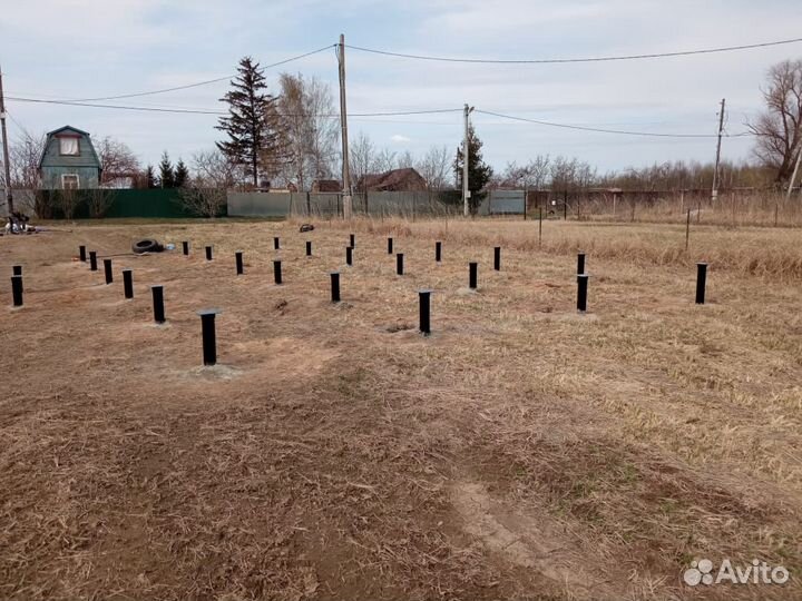 Монтаж винтовых свай под ключ